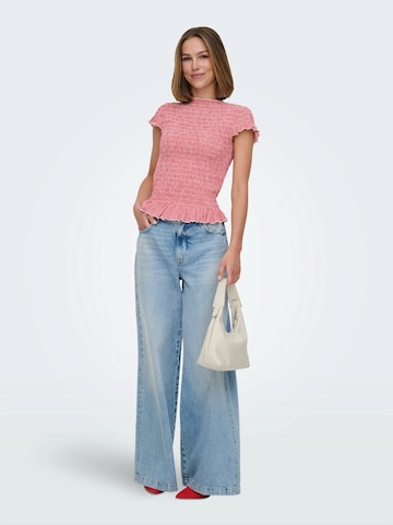 ONLY Тениска 'ONLCELLE' в червено