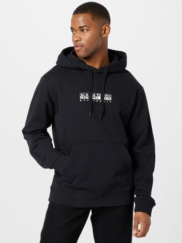 NAPAPIJRI Sweatshirt 'Box' in Black: front