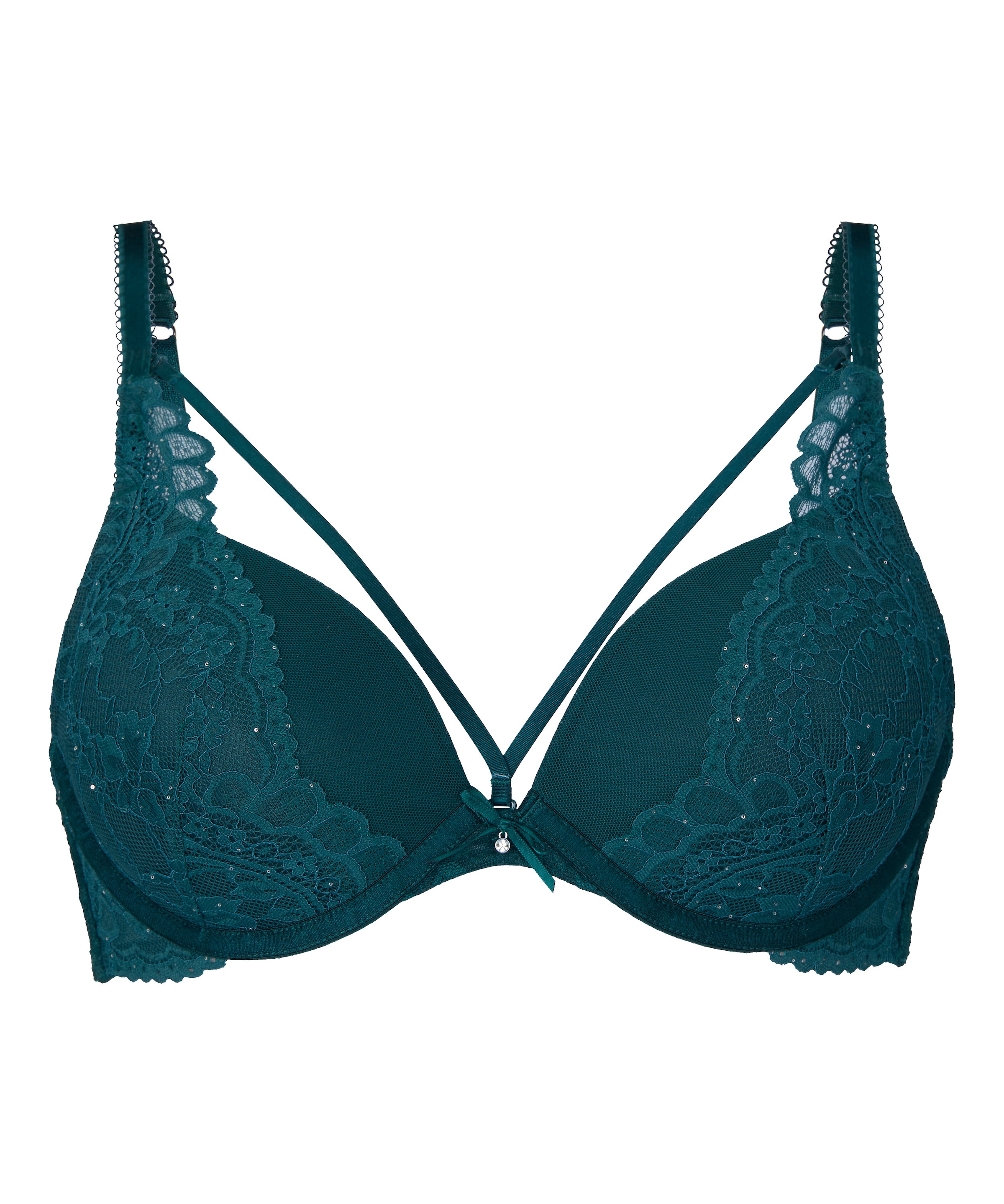Hunkemöller Push-up BH 'Isadora' in Grün: Vorderseite