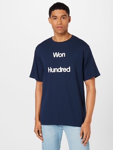 Won Hundred Shirt 'Talinn' in Blauw: voorkant