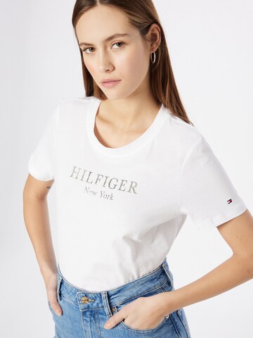 Tricou de la TOMMY HILFIGER pe alb