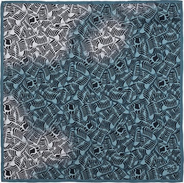 EMBLEMM Sjaal in Blauw: voorkant