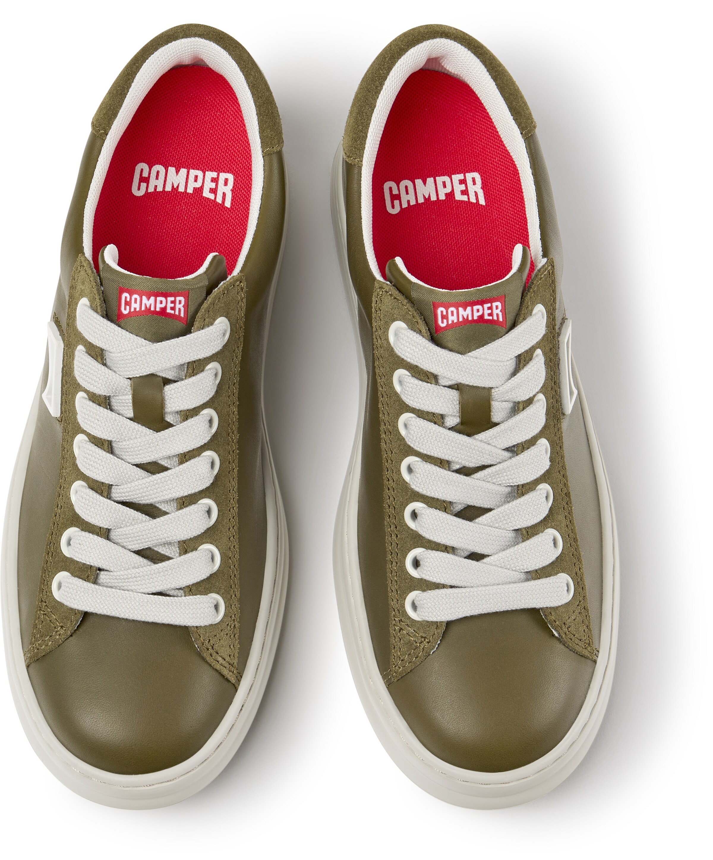 CAMPER - Sapatilhas baixas 'Runner Four' em verde