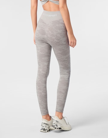 Skinny Pantaloni sportivi di Plein Sport in grigio