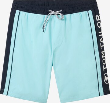 TOM TAILOR Badeshorts in Blau: predná strana