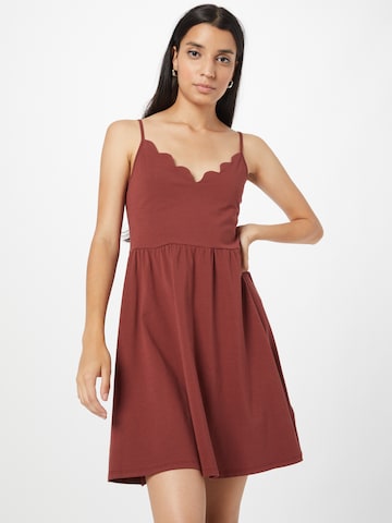 Robe 'Annelie' ABOUT YOU en marron : devant