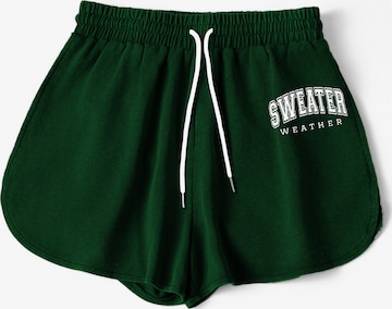 Pantalon GORHEY en vert : devant