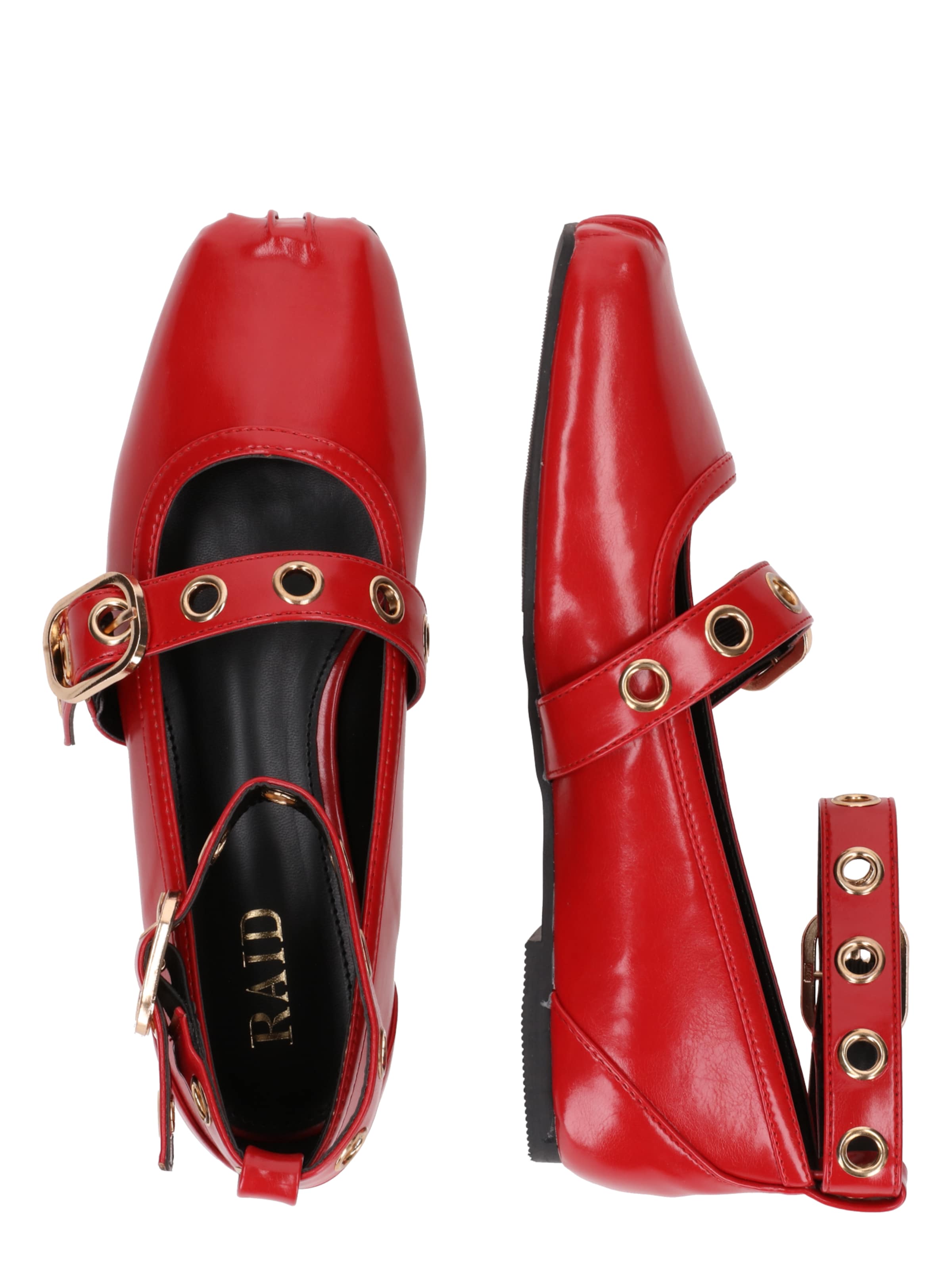 Ballerines à lanières &#x27;BLESSING&#x27; Raid en rouge