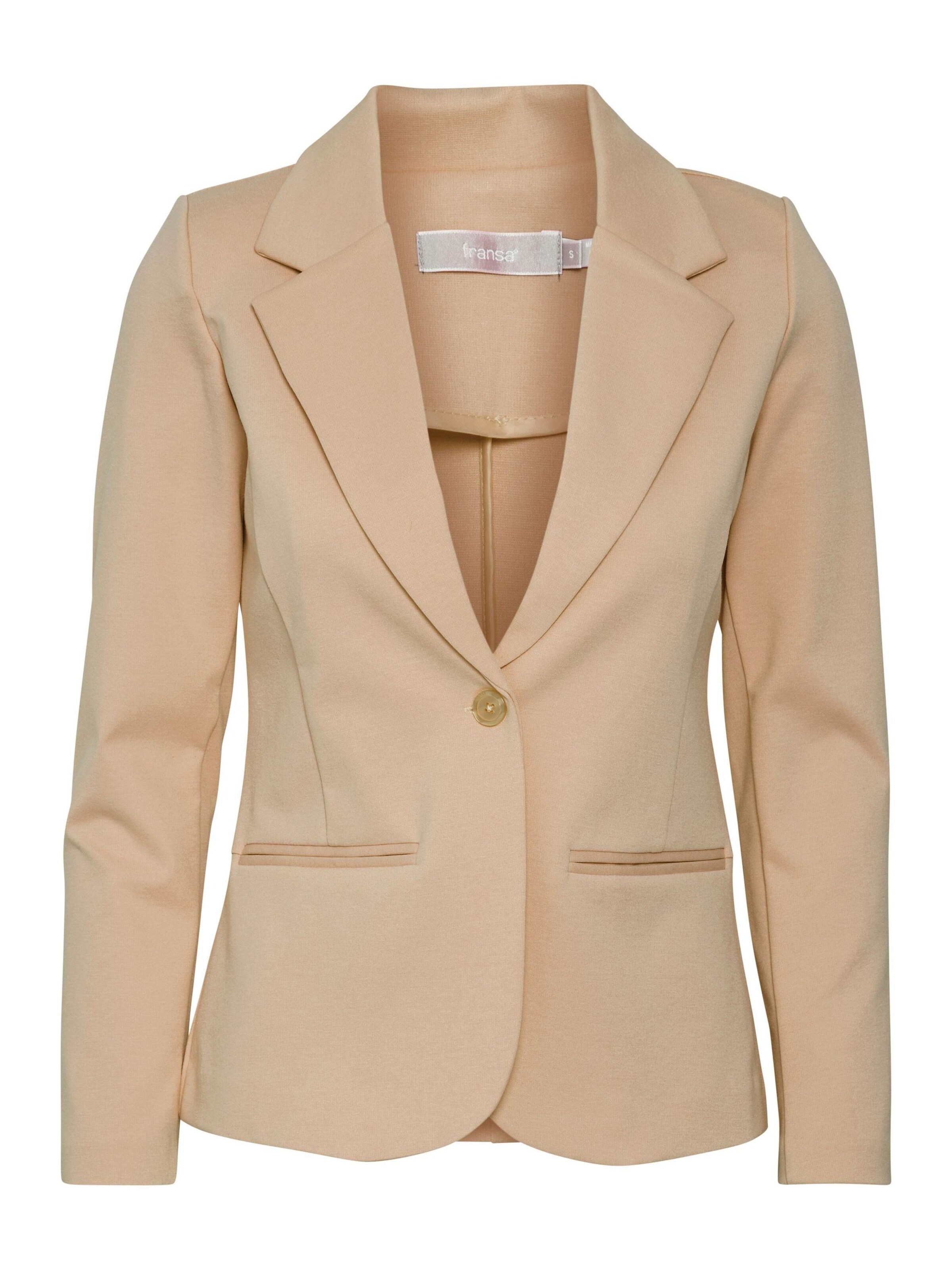 Fransa Blazer 'Zablazer' in Beige: Vorderseite
