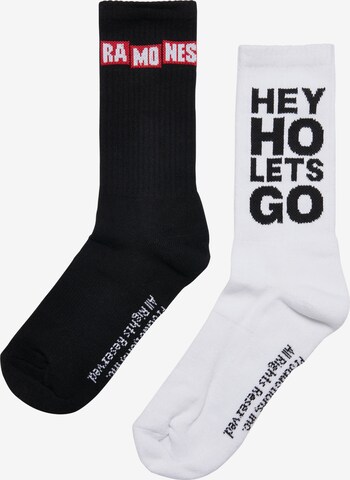 Merchcode Socken 'Ramones' in Schwarz: predná strana