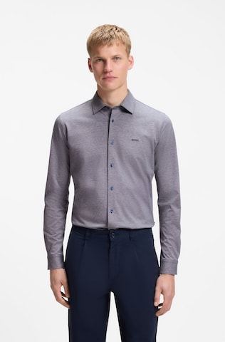 BOSS Regular Fit Hemd in Blau: Vorderseite