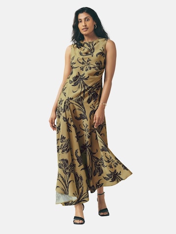 LAURA ASHLEY Jurk in Groen: voorkant