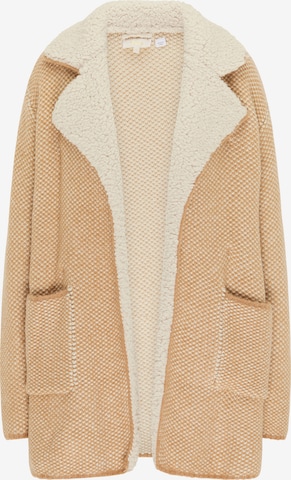 Manteau en tricot usha FESTIVAL en beige : devant