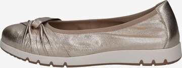 CAPRICE Ballet Flats in Gold