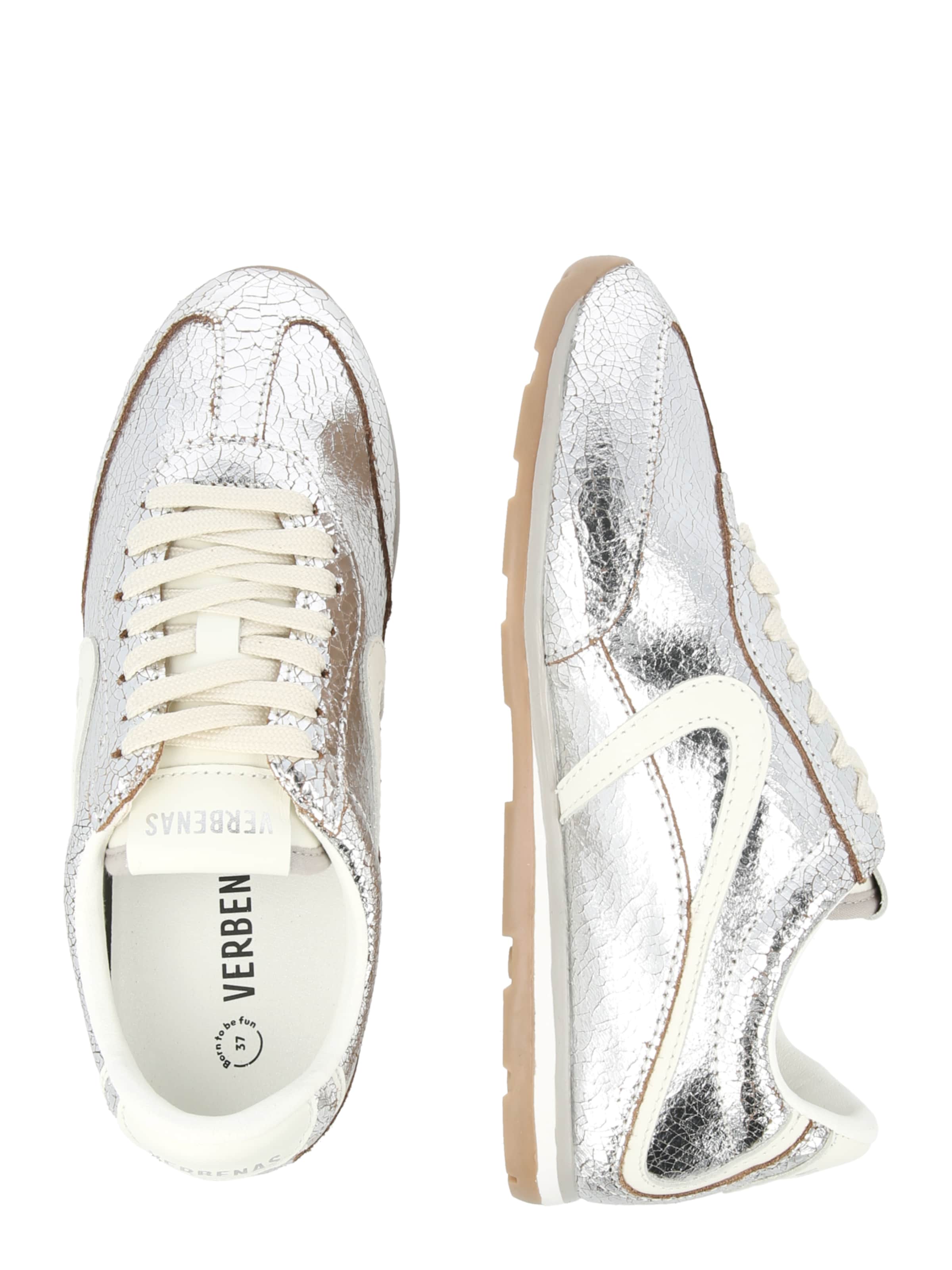 VERBENAS Sneakers laag 'JAMAICA BRECK SAVA' in Zilver