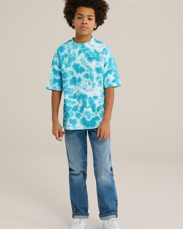 Tricou de la WE Fashion pe albastru