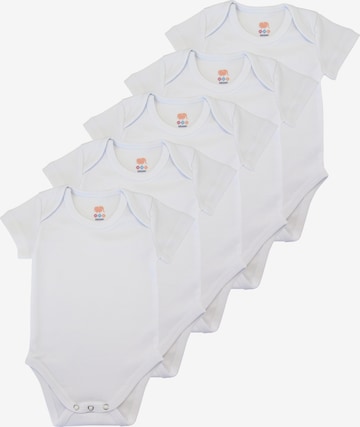 M.M.C. Romper/Bodysuit 'Body Kurzarm' in White: front