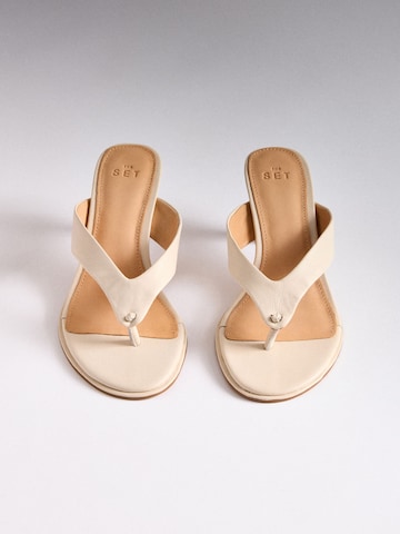 Tongs The Set en blanc