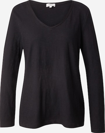 s.Oliver - Camisa em preto: frente