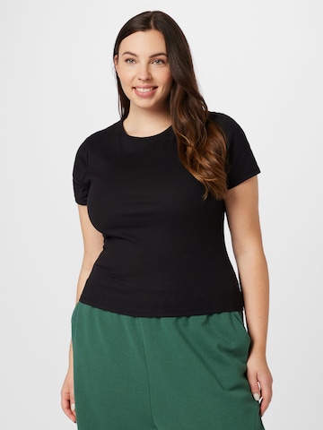 Cotton On Curve - Camiseta en negro: frente