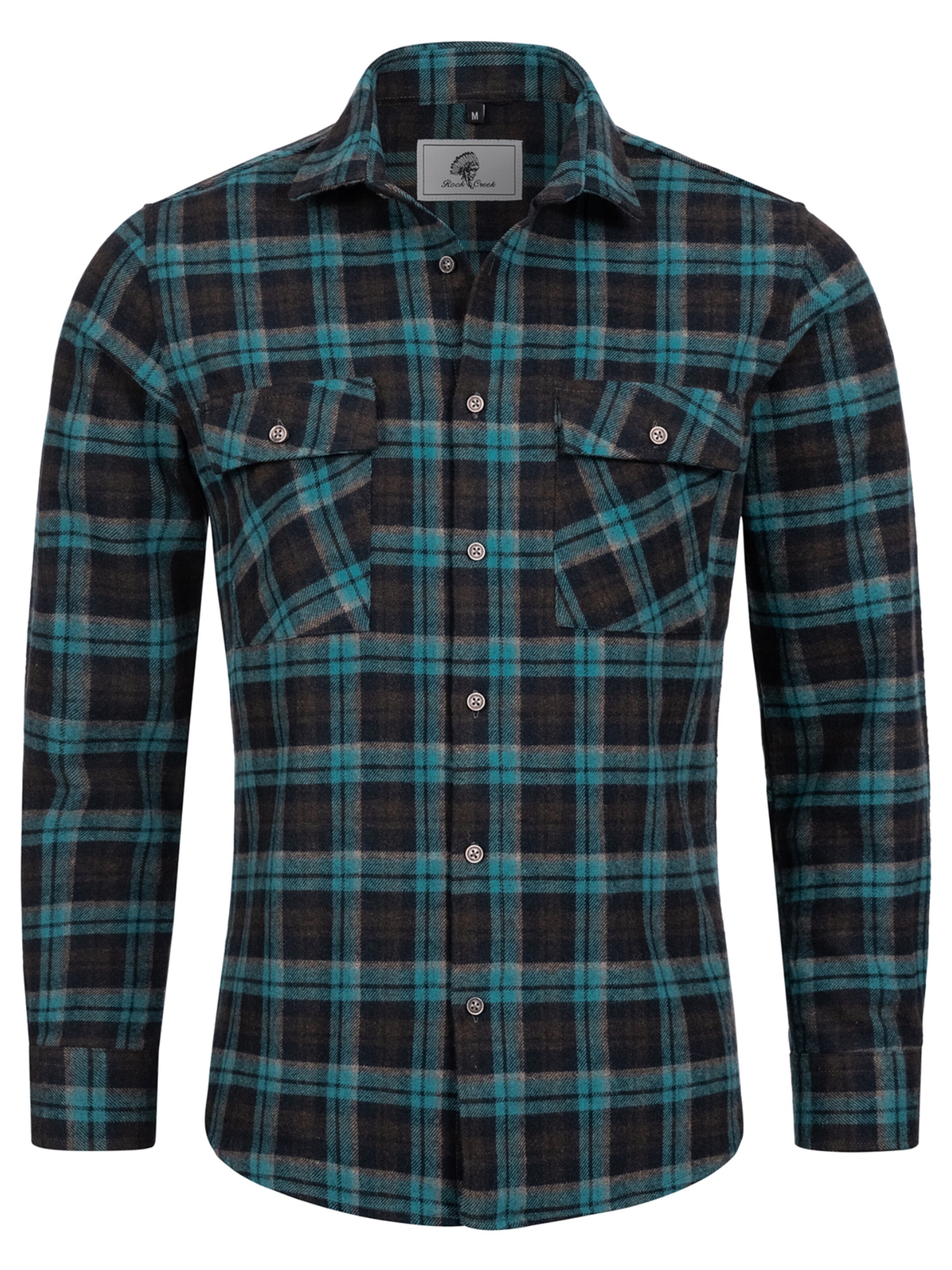 Rock Creek Hemd in Grün: Vorderseite