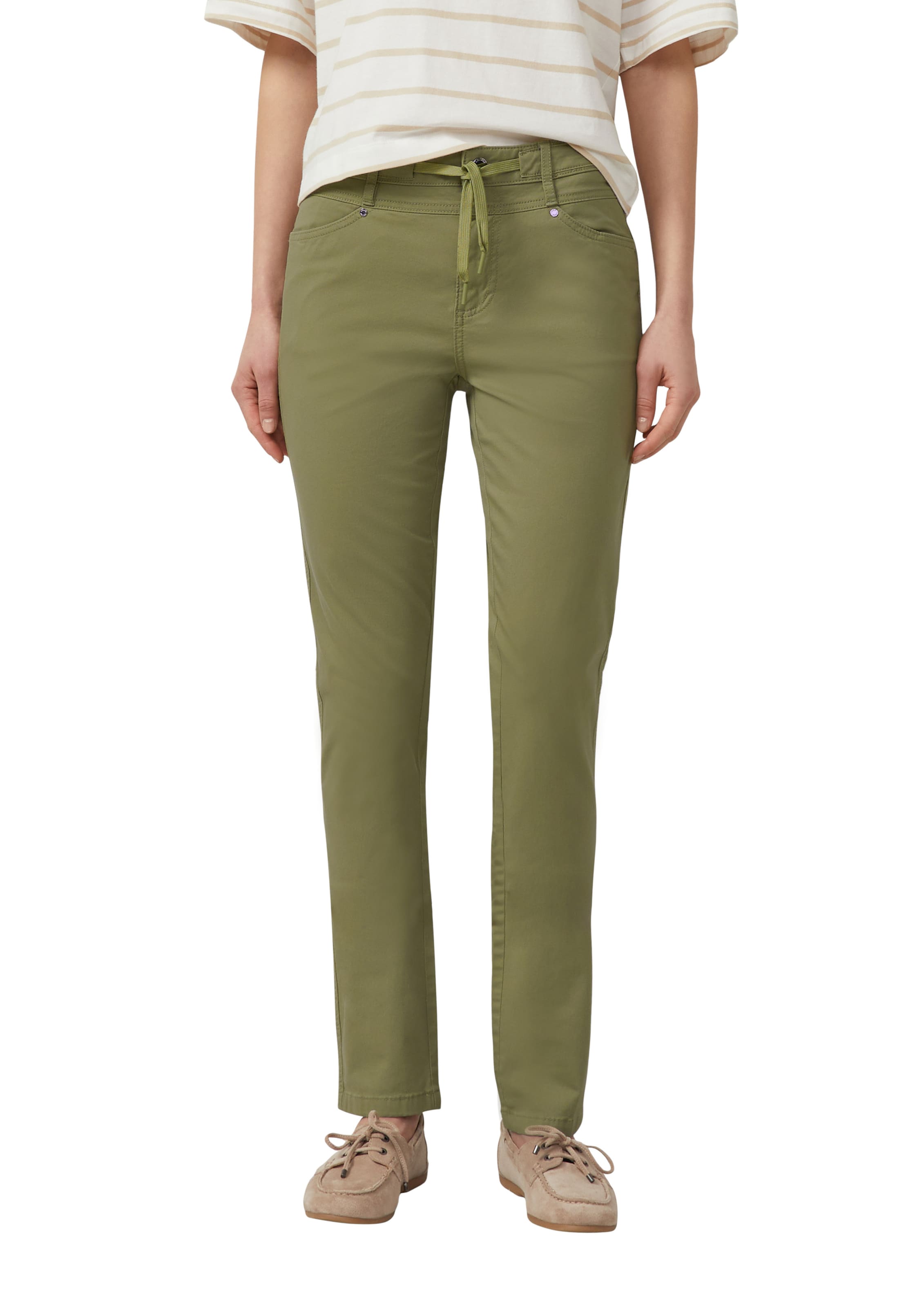 Coupe slim Pantalon s.Oliver en vert