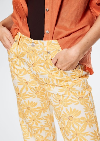 MANGO Regular Jeans 'Tahiti' i gul