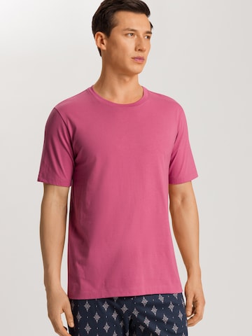 Hanro - Camisa ' Living Shirts ' em rosa: frente