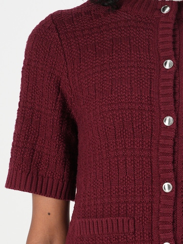 JDY - Casaco de malha 'JDYTIKKA' em vermelho