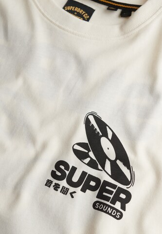 T-Shirt 'Record' Superdry & Co en beige