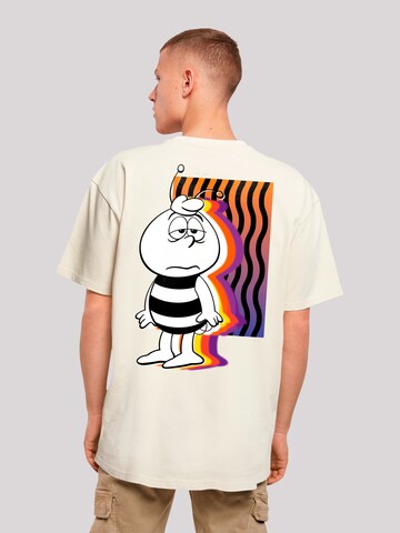T-Shirt 'Die Biene Maja' F4NT4STIC en beige