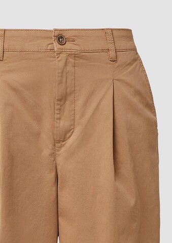 Loosefit Pantalon à pince s.Oliver en beige
