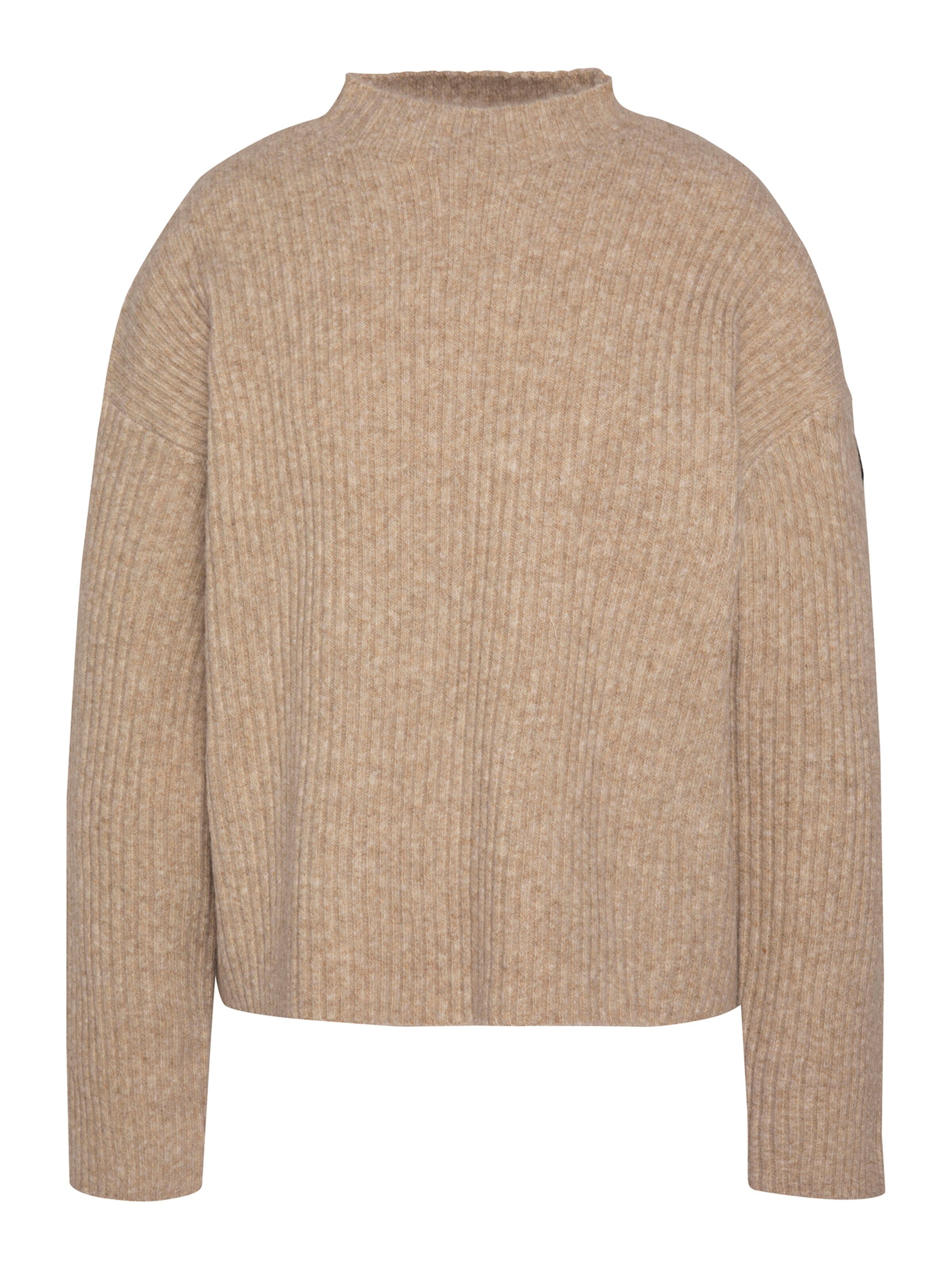 Pull-over Schott NYC en beige : devant