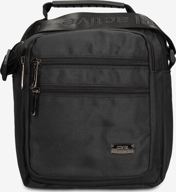 Borsa a tracolla 'Borsa a Tracolla Uomo Coveri Collection Vegan Leather' di Coveri Collection in nero: frontale
