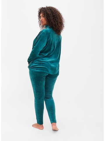 Zizzi Skinny Leggings 'HELENA' in Green