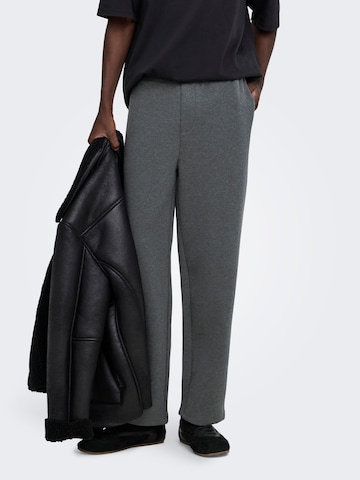 Only & Sons - Tapered Pantalón 'ONSGoyle' en gris: frente