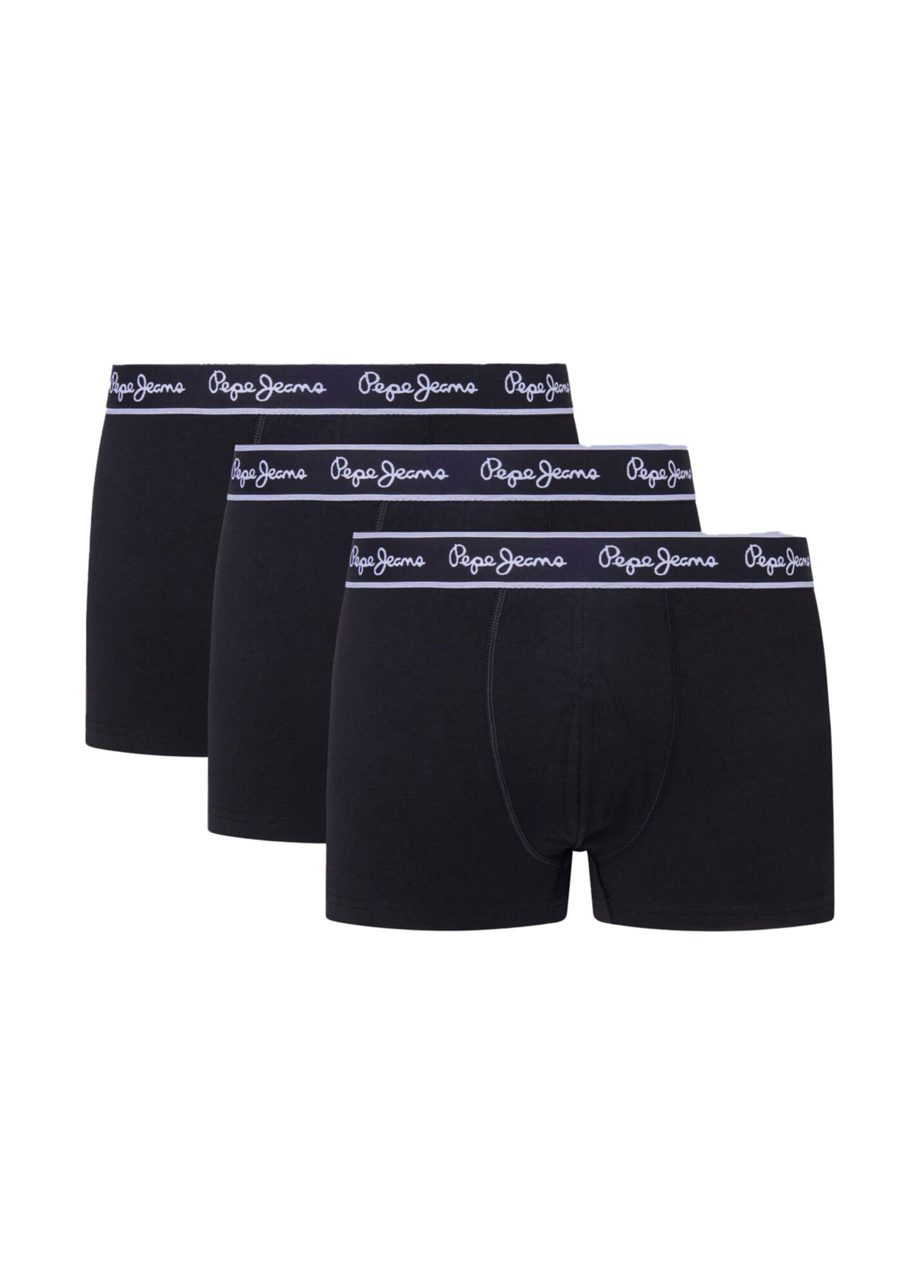 Boxer di Pepe Jeans in nero: frontale
