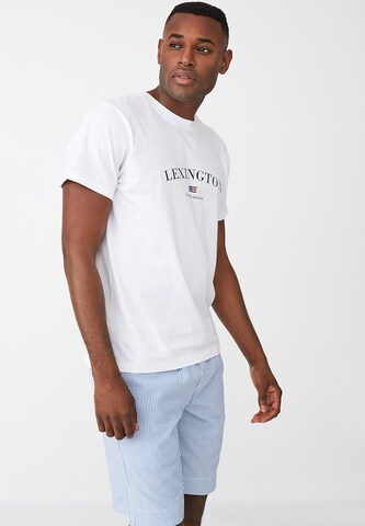 Lexington Short Pajamas in White: front