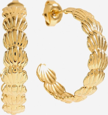Cala Rose Ohrringe 'LONO' in Gold: Vorderseite