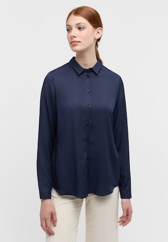 ETERNA Blouse in Blauw: voorkant