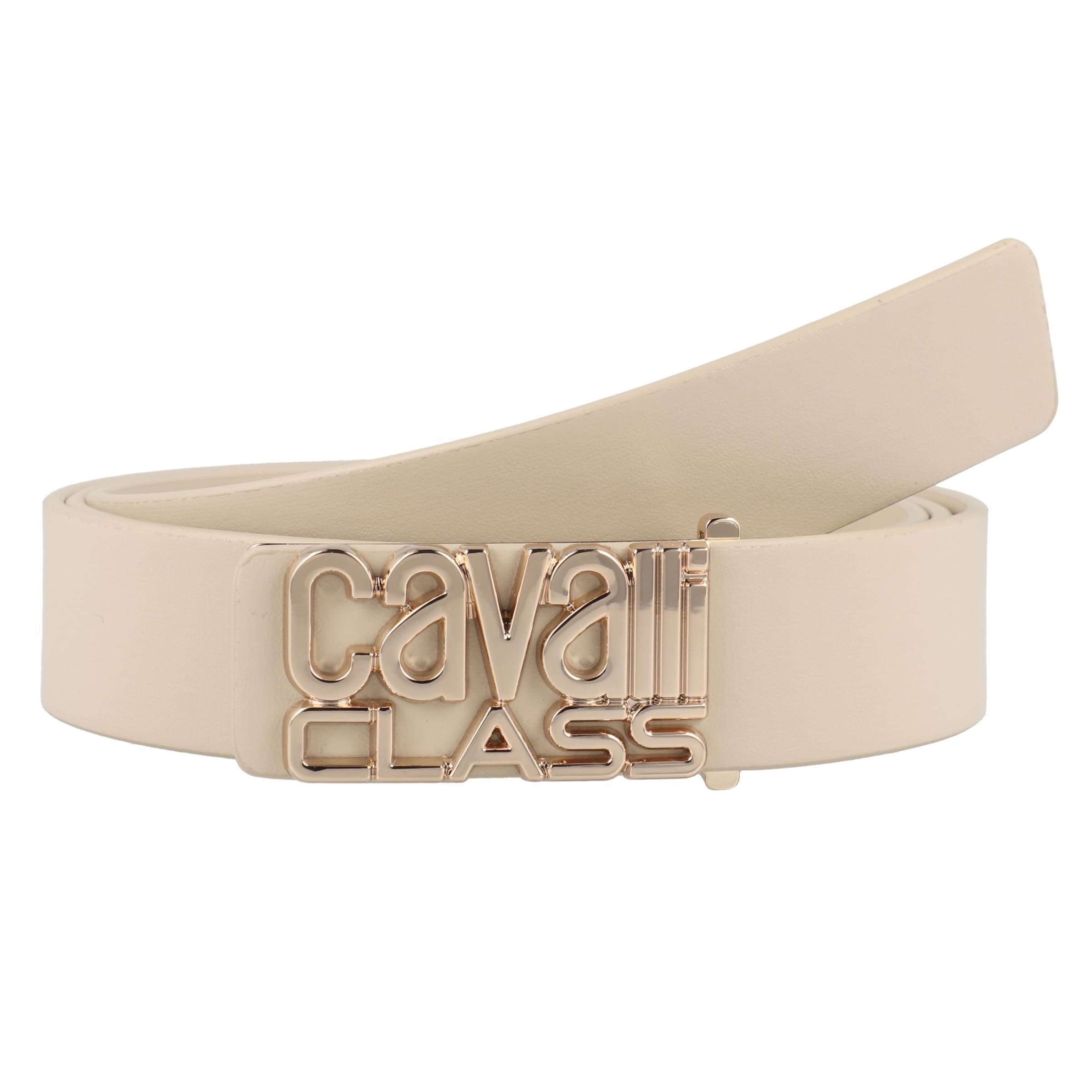 Cintura di Cavalli Class in beige: frontale