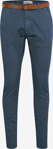 BLEND Slim fit Chino Pants 'BRANO' in Blue: front