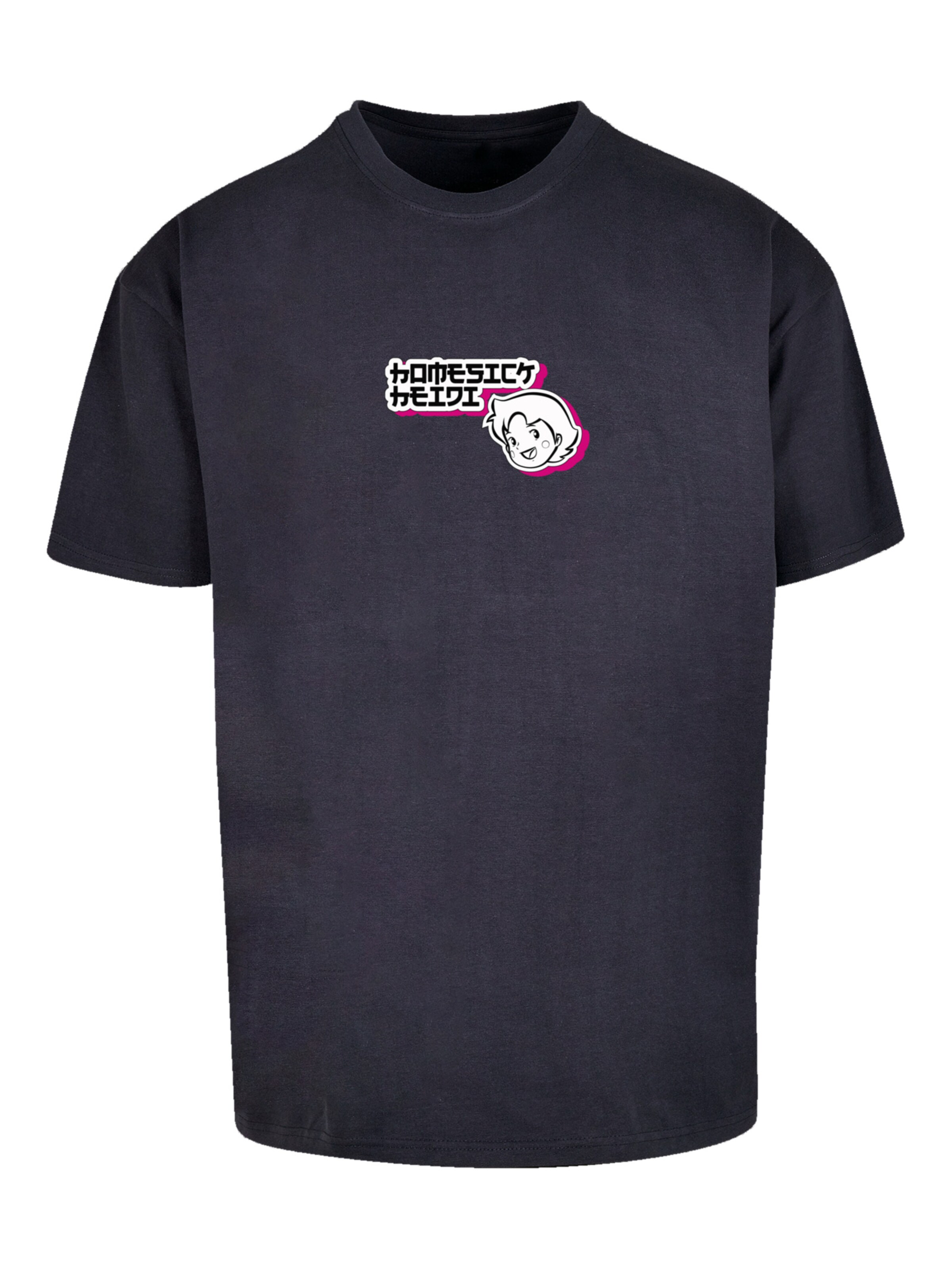 T-Shirt 'Heidi Homesick Heroes of Childhood' F4NT4STIC en bleu : devant