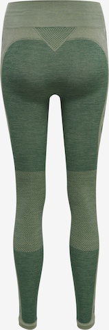 Skinny Pantaloni sportivi di Hummel in verde