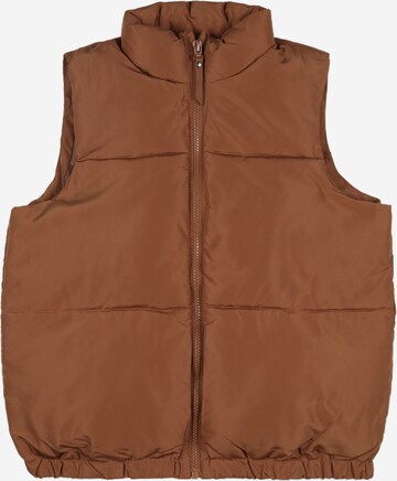 Gilet 'MILEY' Vero Moda Girl en marron : devant