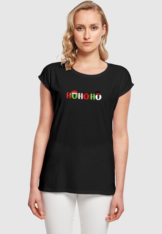 T-shirt 'Chistmas Ho Ho Ho' Merchcode en noir : devant