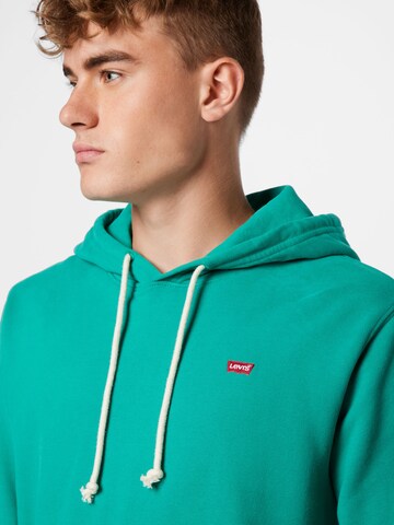 LEVI'S ® - Regular Fit Sweatshirt 'Original Housemark Hoodie' em verde