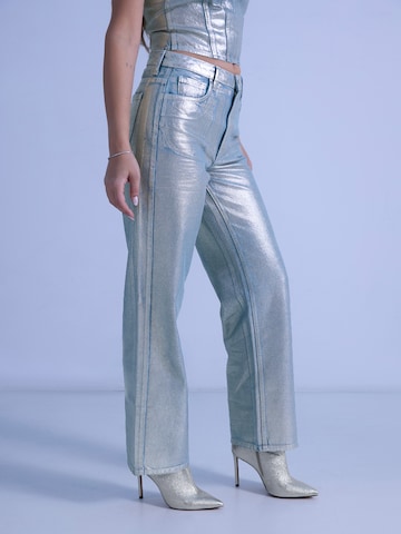 Wide Leg Jean 'Pia' ABOUT YOU x irinassw en bleu