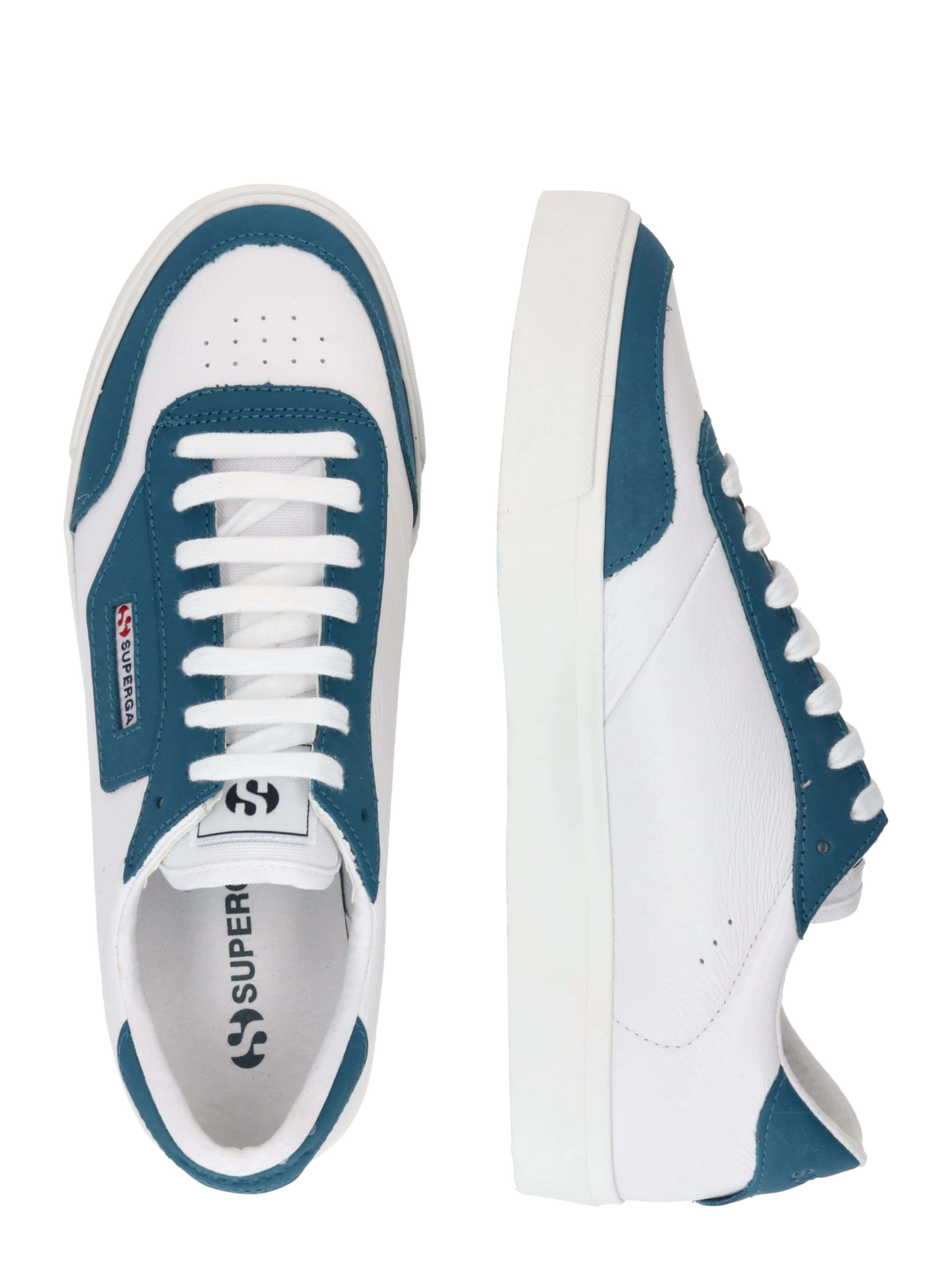 SUPERGA Sneaker low '3843 Court' i hvid