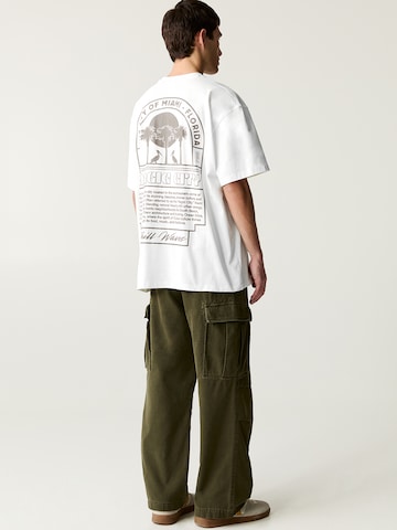 Pull&Bear Shirt 'MIAMI' in White